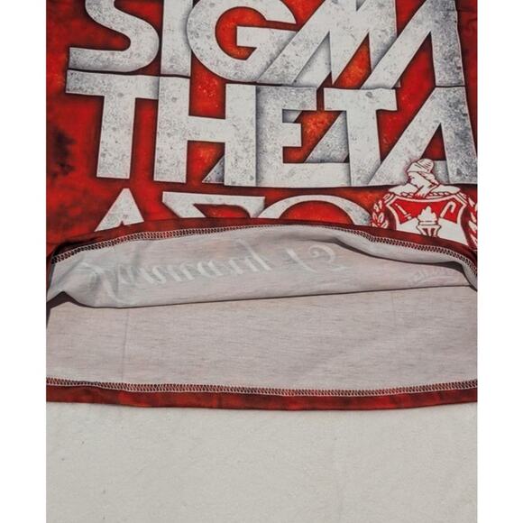 Delta Sigma Theta Orange Tee Size L - Picture 2 of 5